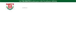 Desktop Screenshot of gabyspizza.com
